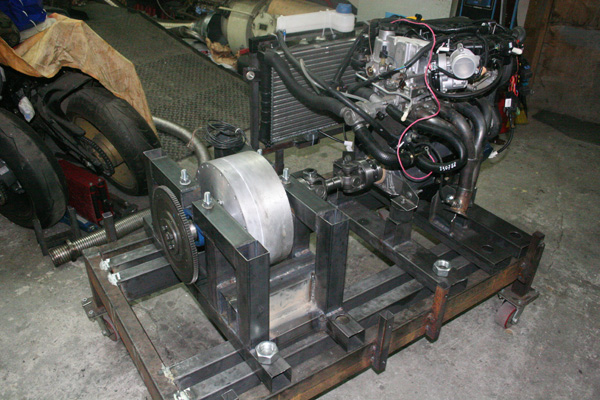 моторный стенд с гидротормозом для автомобильных ДВС